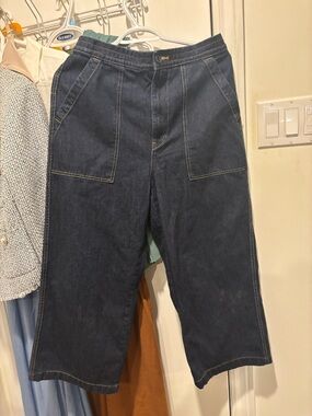 Uniqlo Dark Indigo Denim Jogger Pants